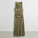Karrie | Vestido Midi de Cóctel Sin Mangas para Mujeres
