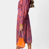 Elara Vestido Maxi con Escote en V y Nudo Frontal