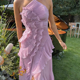 Vestido Maxi con Volantes Emma