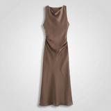 Karrie | Vestido Midi de Cóctel Sin Mangas para Mujeres