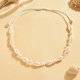 Collar Trenzado Ajustable con Acabado Oceánico