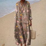 Maëlys - Vestido de Verano Impreso Halagador