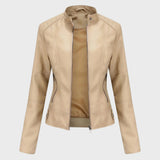 Romina | Chaqueta de Cuero Casual