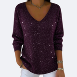 Marina - Elegante Jersey on Escote en V