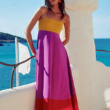 Agneta | Vestido Midi de Verano con Tirantes Finos para Mujeres