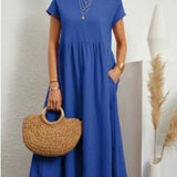 Esmeralda | Vestido Midi de Manga Corta para Mujeres