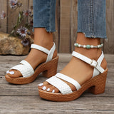 Haven - Sandalias Trenzadas