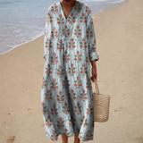 Chloé - Vestido de Verano Impreso Halagador