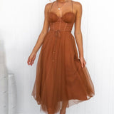 Lana | Vestido Midi de Tul para Mujeres