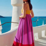 Agneta | Vestido Midi de Verano con Tirantes Finos para Mujeres