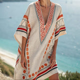 Tunique "Tamara" – Ocre & Argile