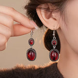 Pendientes ovalados vintage