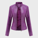 Romina | Chaqueta de Cuero Casual