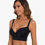 Yack Saint® Sujetador push-up con espalda lisa – Negro