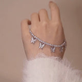 Pulsera de tenis de mariposa Camelia