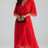 Hadley | Vestido Midi de Cóctel con Cintura Ajustable para Mujeres