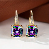 Pendientes de Aro Mystic Stone | Dorado