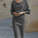 Ailany Vestido Midi de Lujo