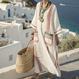 Robe Caftan "Joséphine" – Vent du Large