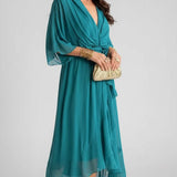 Hadley | Vestido Midi de Cóctel con Cintura Ajustable para Mujeres