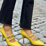 ZAPATOS DE TACÓN DOBLE