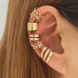Set de pendientes estilo Hip Hop Y2K