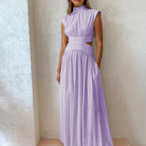 Elegante Vestido Maxi Sin Mangas para Ocasiones Formales