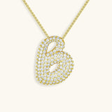 Collar de inicial con burbujas Hailey