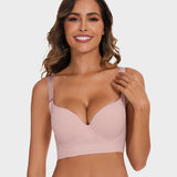 Yack Saint® Sujetador push-up con espalda alisadora – Marrón