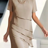 Tihana | Vestido Midi Capa para Mujeres