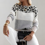 Júlia - Camiseta Casual Leopardo