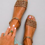 Aurora | Sandalias Doradas Encanto de Verano