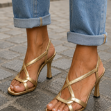 Elisabetta | Sandalias Doradas Encanto Verano