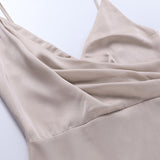 Elina Vestido Flowy V-Neck