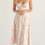 Cerene | Vestido Midi Floral para Mujeres