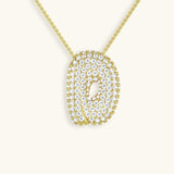 Collar de inicial con burbujas Hailey
