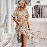Emanuela | Vestido Midi Floral de Verano para Mujeres