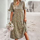Emanuela | Vestido Midi Floral de Verano para Mujeres