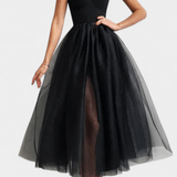 Widya Vestido Maxi de Tul Elegante