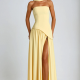 Vestido Maxi Sin Tirantes Tessa
