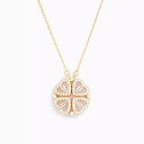 Collar con Corazón de Cristal