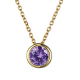 Collar de piedra natal Lyra