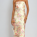 Vestido Maxi Amarillo de Verano