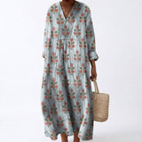 Chloé - Vestido de Verano Impreso Halagador