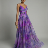 Vestido Maxi Floral de Noche para Mujeres