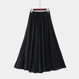 Falda Elegante de Cintura Alta