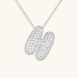 Collar de inicial con burbujas Hailey
