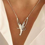 Collar Hada de la Suerte en Plata y Dorado