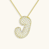 Collar de inicial con burbujas Hailey