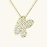 Collar de inicial con burbujas Hailey